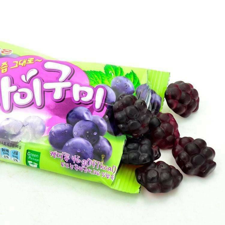現貨❤Erica在首爾❤韓國 🇰🇷 葡萄軟糖 麝香葡萄軟糖 55g 單包販售