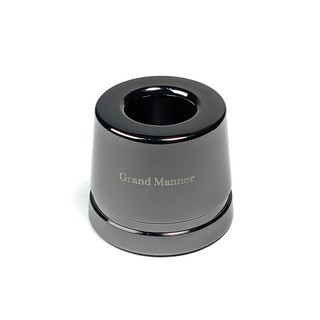 Grand Manner 槍鉻 刮鬍刀座（傳統復古刮鬍刀收納架收納座收納底座 雙面雙刃刮鬍刀架收納盒 刮鬍刀刮鬍刀收納