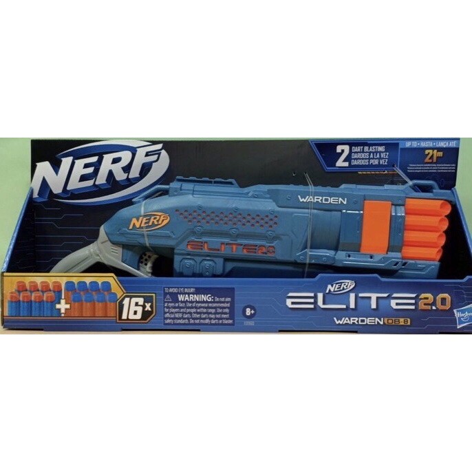 現貨 送護目鏡 孩之寶NERF菁英系列 看守者 泡棉槍 玩具槍 軟彈槍