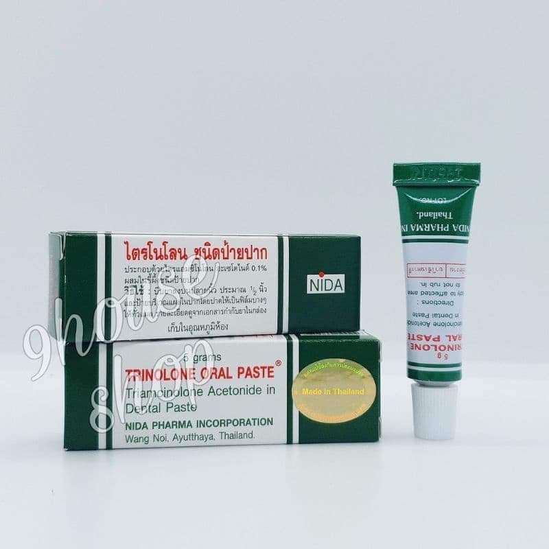 Tuýp Kem Bôi Nhiệt Miệng Trinolone Oral Paste Thái Lan