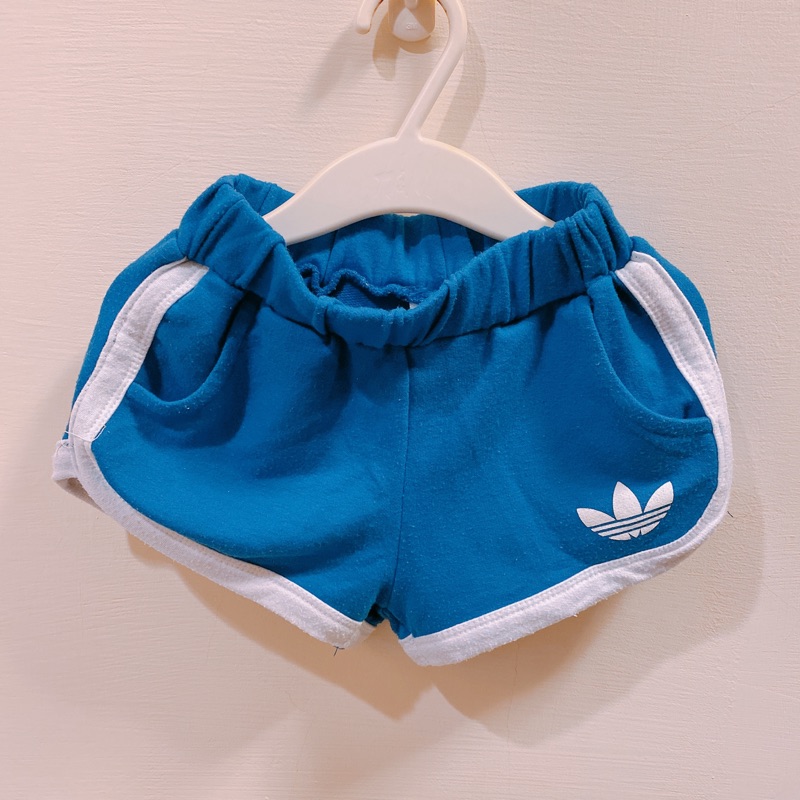 韓國翻玩 adidas 愛迪達小童 運動褲 短褲 7號（約85-95）