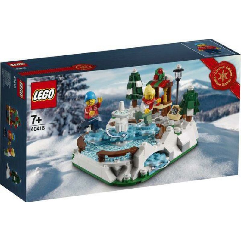 LEGO 樂高 40416 聖誕節 溜冰場 現貨 全新未拆