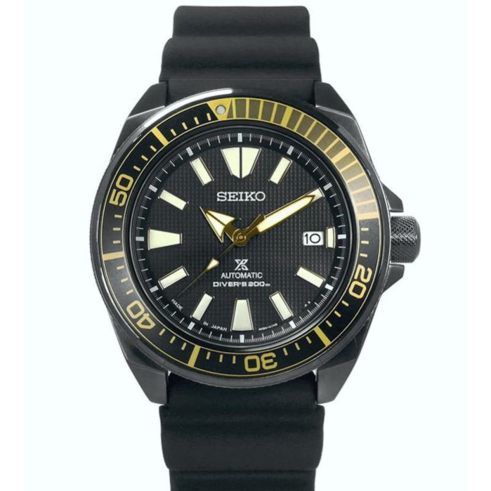 SEIKO WATCH 精工Prospex SCUBA 200米潛水矽膠帶機械腕錶 型號：SRPB55J1