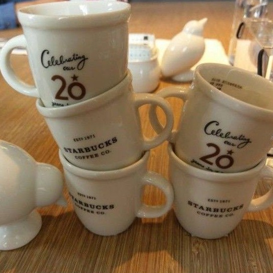 星巴克 Starbucks 20週年紀念 限定款 3oz Abbey 馬克杯