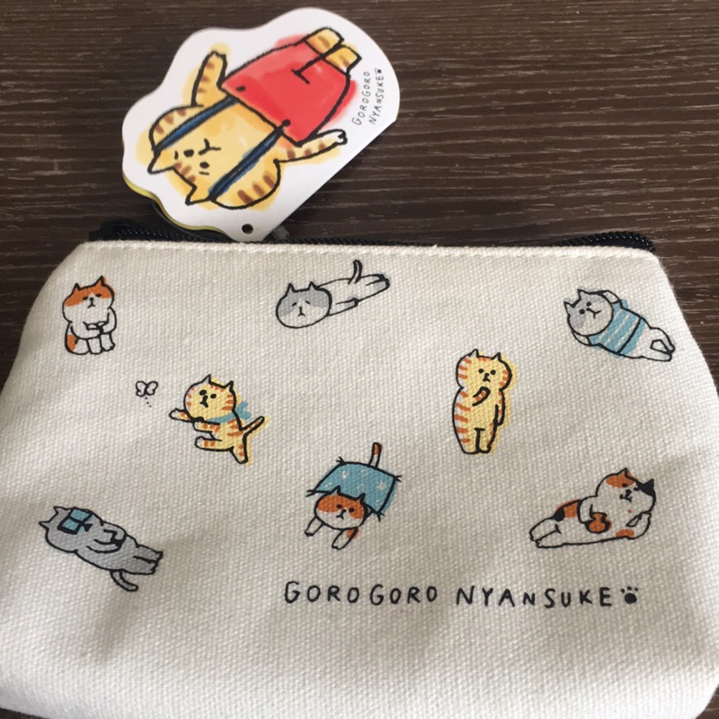 日本 mind wave gorogoro貓筆袋/小物包/隨身小包