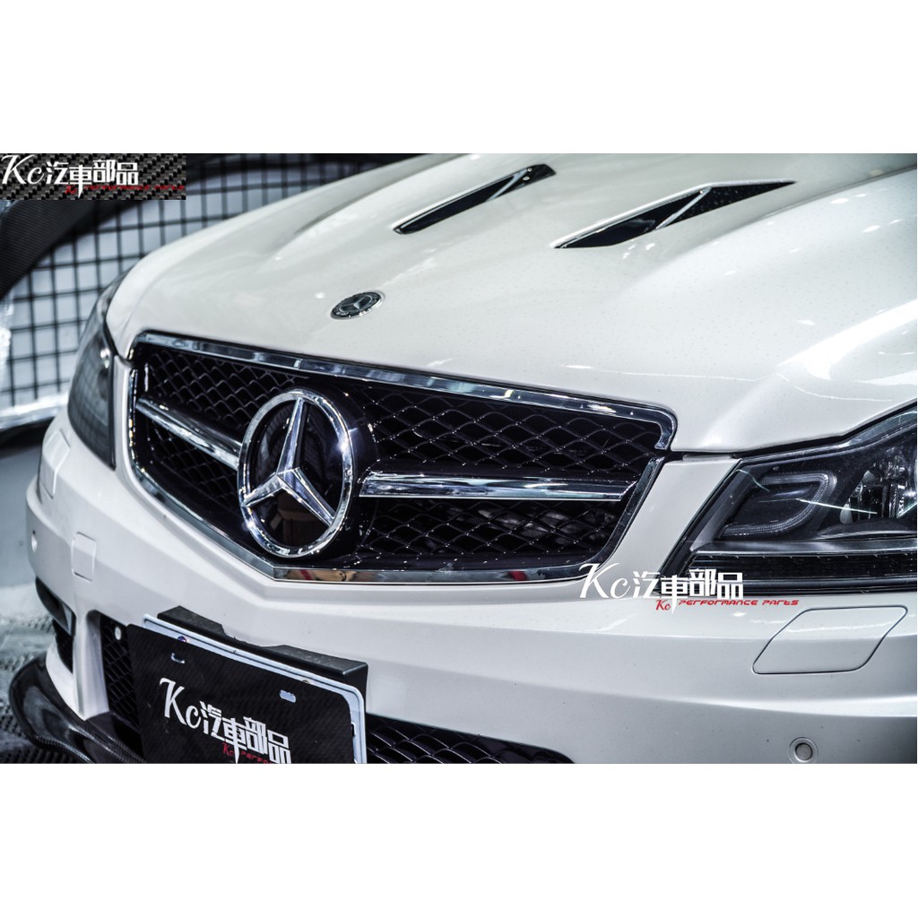 Kc汽車部品 賓士 BENZ W204 C204 S204 水箱罩 [一線星] 正C63 前期專用