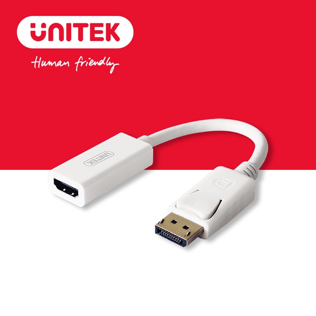 UNITEK DisplayPort轉HDMI轉換器-4K (Y-6332)
