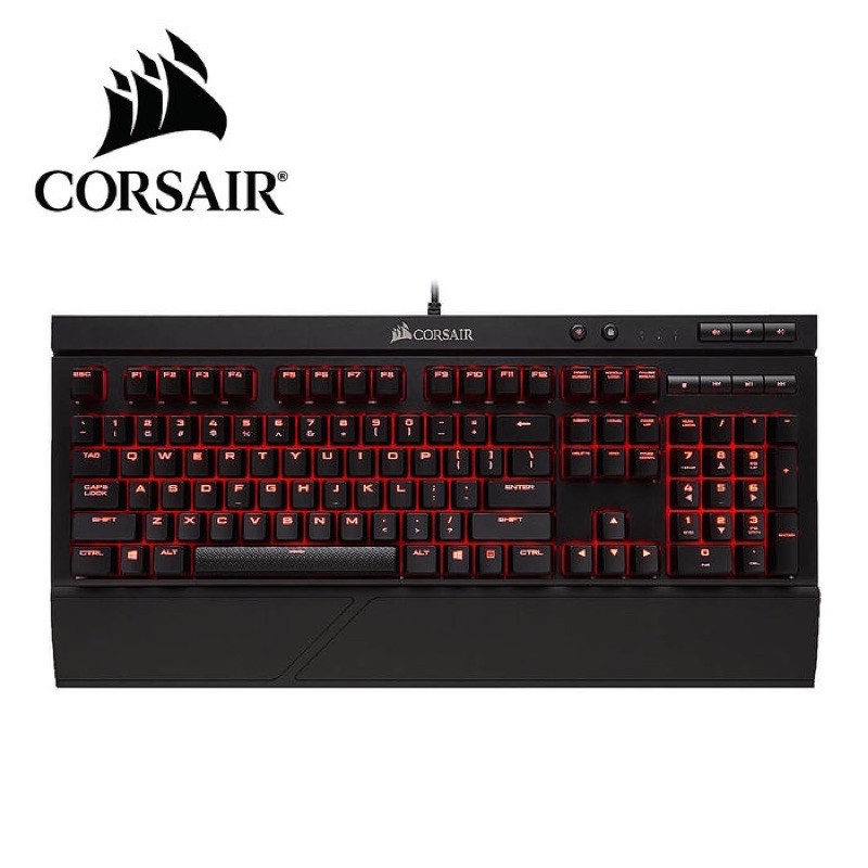 海盜船 Corsair Gaming K68 防塵 防潑水 高達IP32 紅軸 機械式鍵盤