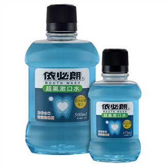 <買500ml贈175ml >依必朗漱口水清新/超氟 500ml贈175ml