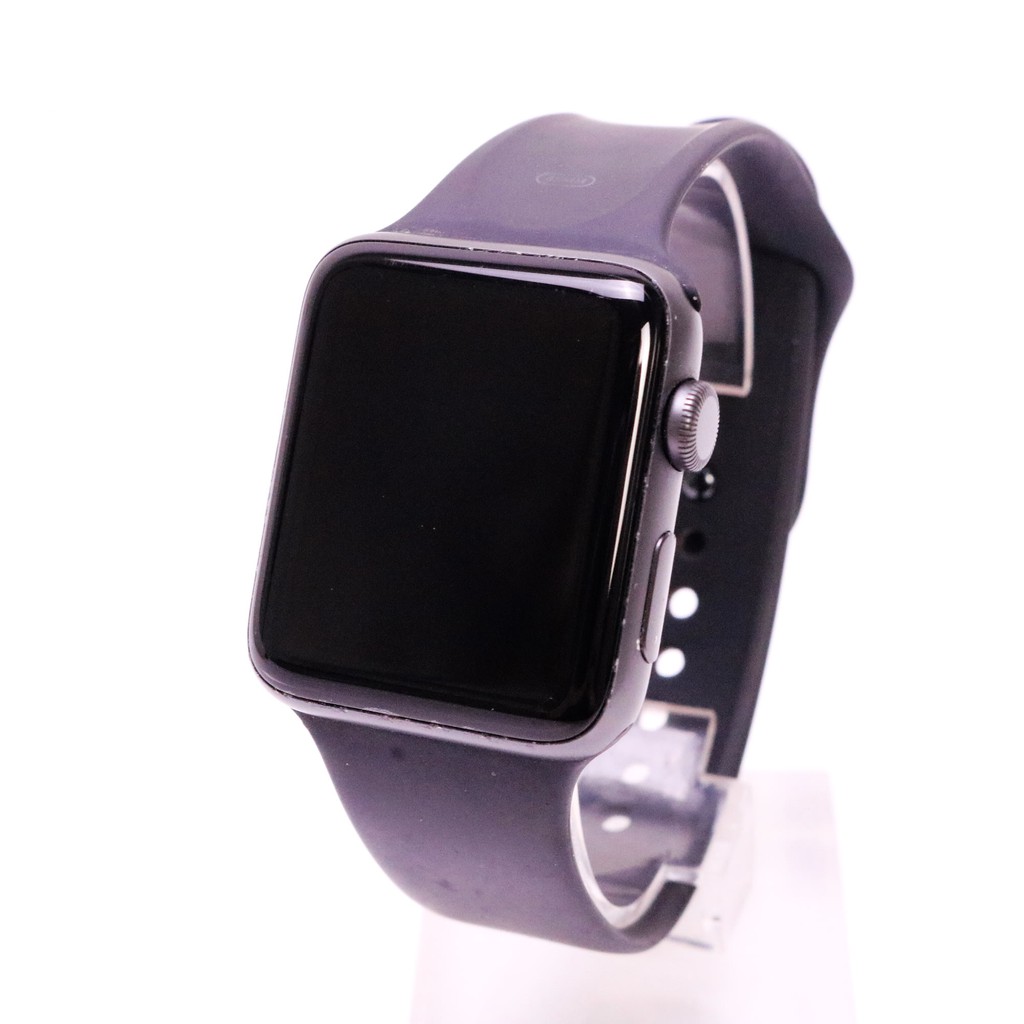 『原廠盒裝』台灣公司貨 Apple Watch 3 GPS 42mm 太空灰 鋁金屬錶殼 黑色運動錶帶 智慧手錶
