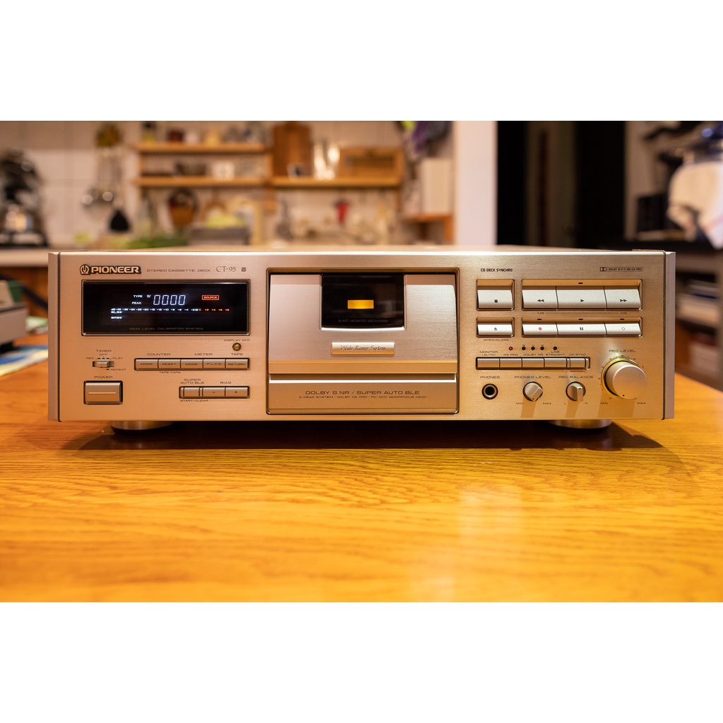 絕版美品 Pioneer CT-95 旗艦卡式錄放音座