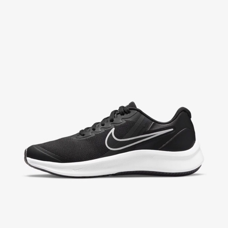 【全能MAX】Nike 大童 Star Runner 3 路跑鞋 慢跑 運動 休閒 網布 透氣 黑-DA2776-003