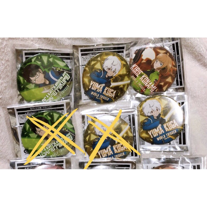 正版境界觸發者ワールドトリガーlimited Base徽章空閑遊真 三雲修 小南桐絵 蝦皮購物