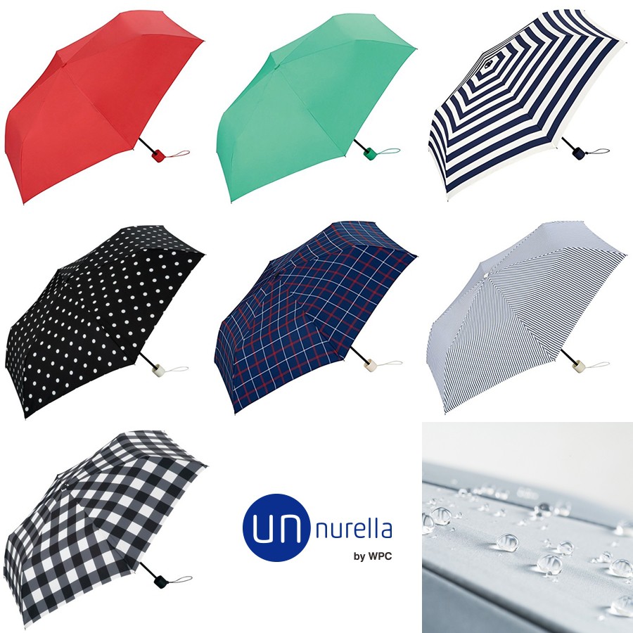 【unnurella by wpc 不濕折傘 】不濕雨傘 抗UV 晴雨傘 雨傘 遮陽傘 滴水不沾雨傘