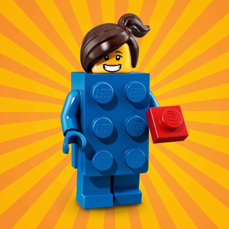 LEGO 71021 18代 人偶包 3號 藍磚女孩