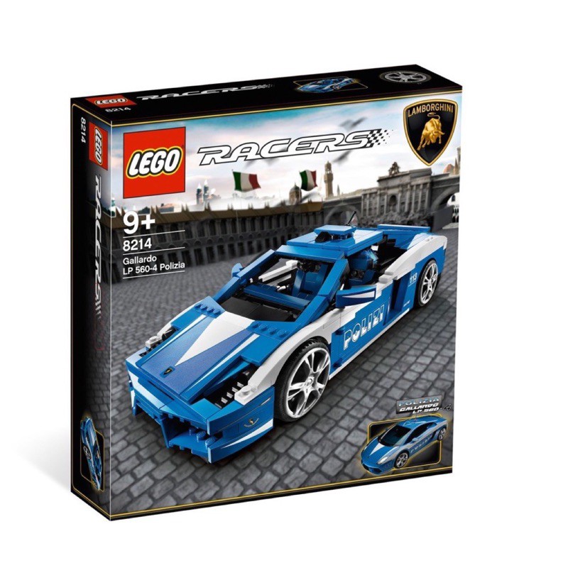 免運 LEGO 8214 藍寶堅尼 藍寶基尼 Police Racers LP560-4 Gallardo 樂高