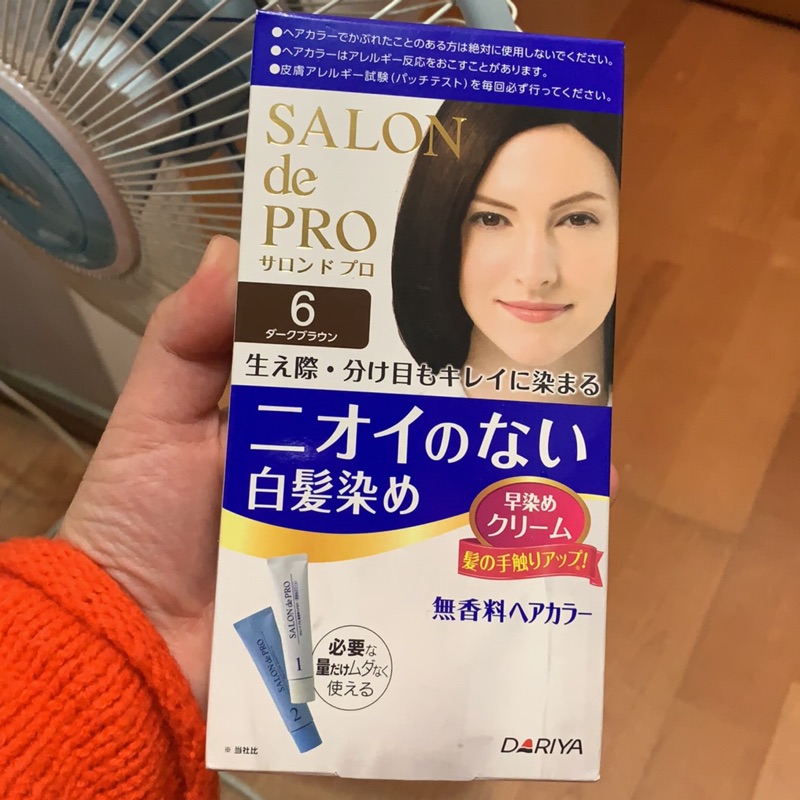 日本DARIYA salon de pro白髮用染劑 6號