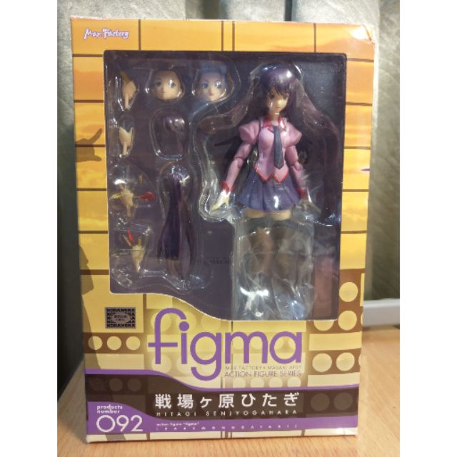 正版 Figma 092 化物語 戰場原 黑儀 制服 水手服 馬尾 毒舌 傲嬌 螃蟹 剪刀 美工刀 圓規 三角尺