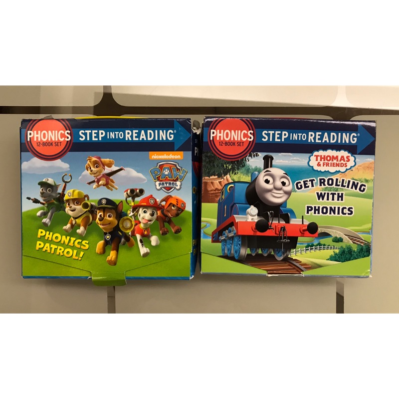 Step into reading thomas friends paw patrol phonics 小書 自然拼音