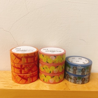 mt｜AMU MIYAZAKI with mt 宮崎展 限定紙膠帶 芒果 日向夏 摩艾