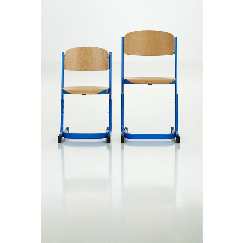 台灣製 歐洲指定 木頭學生椅 課桌椅 書桌椅 可調整成長椅(兒童)‧符合歐美規範‧安全‧品質保證‧堅固耐用‧補習班‧學校