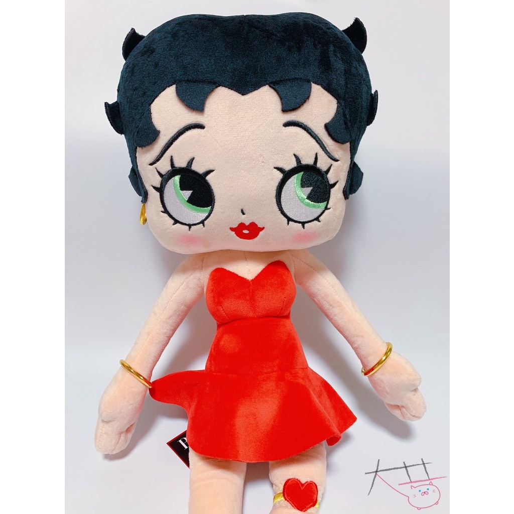 【日本景品】 貝蒂 貝蒂娃娃 Betty Boop 抱枕 娃娃 布偶 90週年 約60cm 日本景品