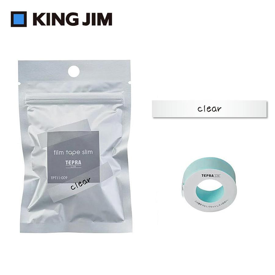 KING JIM TEPRA LITE熱感式標籤薄膜自黏膠帶/ 11mm/ 透明/ TPT11-009 eslite誠品
