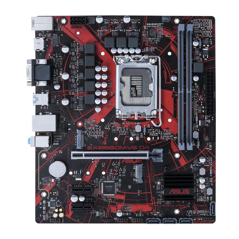 ASUS華碩 EX-B660M-V5 D4 主機板 M-ATX/1700腳位