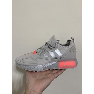 <Taiwan小鮮肉> ADIDAS SPACE RACE ZX 2K BOOST 太空 銀 橘 男鞋 FX7028