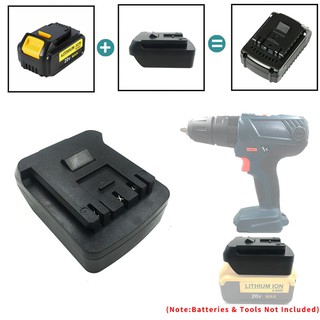 元氣女裝淑女裝用於德偉DEWALT /米沃奇M18 18V電池適配器轉換為BOSCH博世 18V工具轉換器