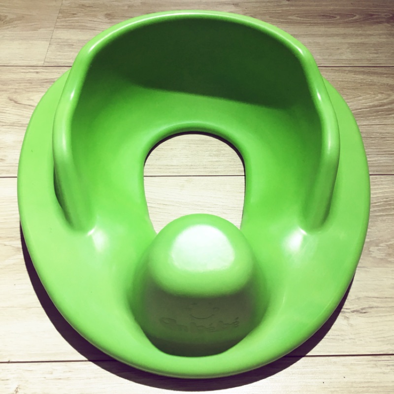 韓國ANBEBE PU軟馬桶兒童坐便器馬桶墊-綠色