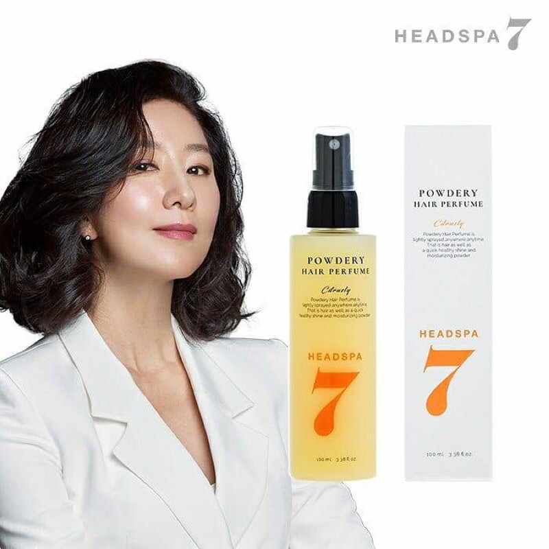 現貨👉🏼🇰🇷韓國HEADSPA 7蓬鬆乾爽髮香噴霧 橙間香氣(黃色)