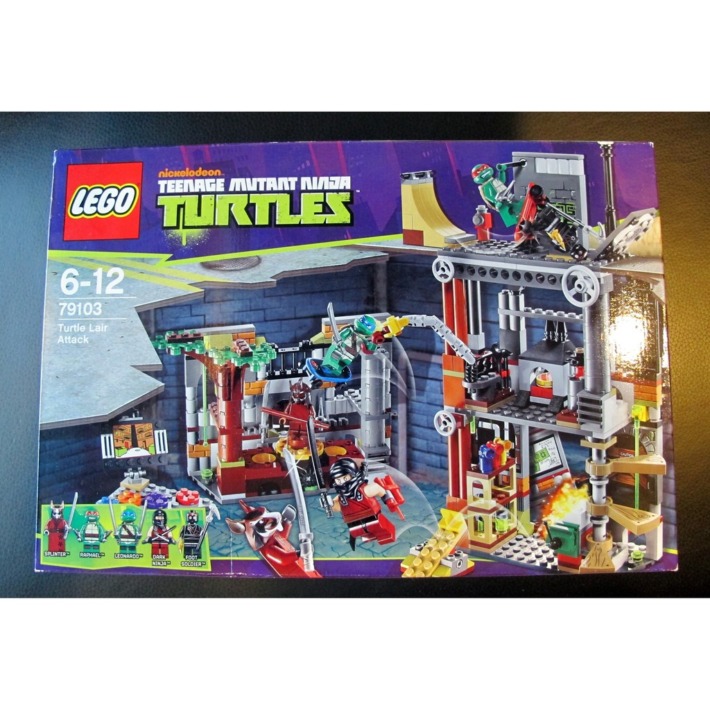 絕版品 LEGO NINJA TURTLES 79103 Turtle Lair Attack 樂高 忍者龜 系列 聖誕