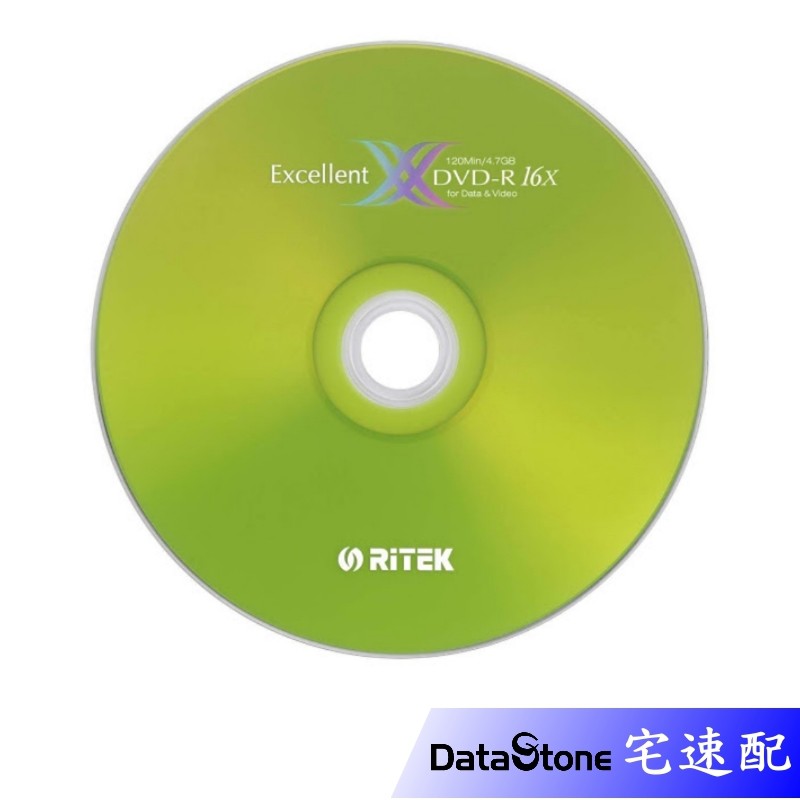 RiTEK 錸德 16x DVD-R 空白光碟片 X版 原廠50片裝