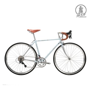 【傑克牌自行車】20速-復古鋼管-城市車-銀藍