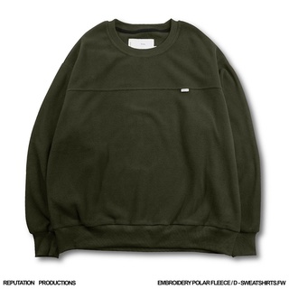 REPUTATION ® 21FW 搖粒絨電繡大學TEE 搖粒絨 大學TEE