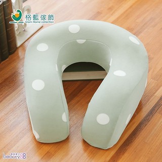 【格藍傢飾】水玉涼感舒壓護頸枕-抹茶綠(小)