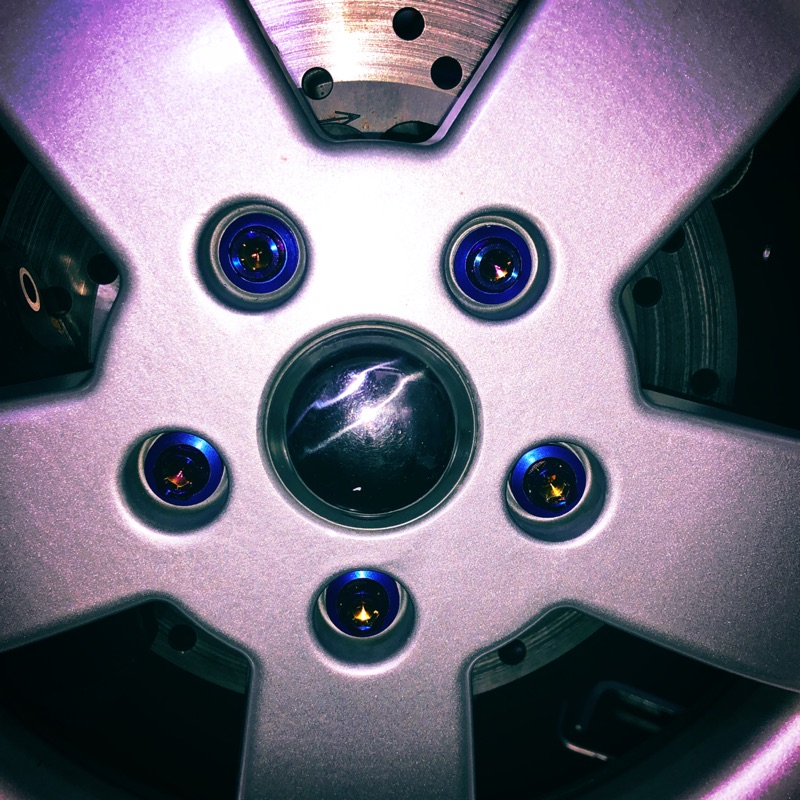 偉士牌平價保修改裝-Vespa 白鐵燒鈦色螺絲 偉士鋁圈專用 GTS GTV 春天衝刺 LX LT S