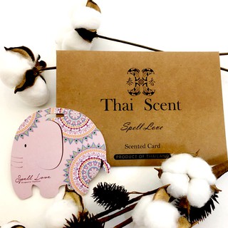 泰國ThaiScent泰香大象香氛掛片 香氛片 香水吊卡 香氛吊卡 掛卡