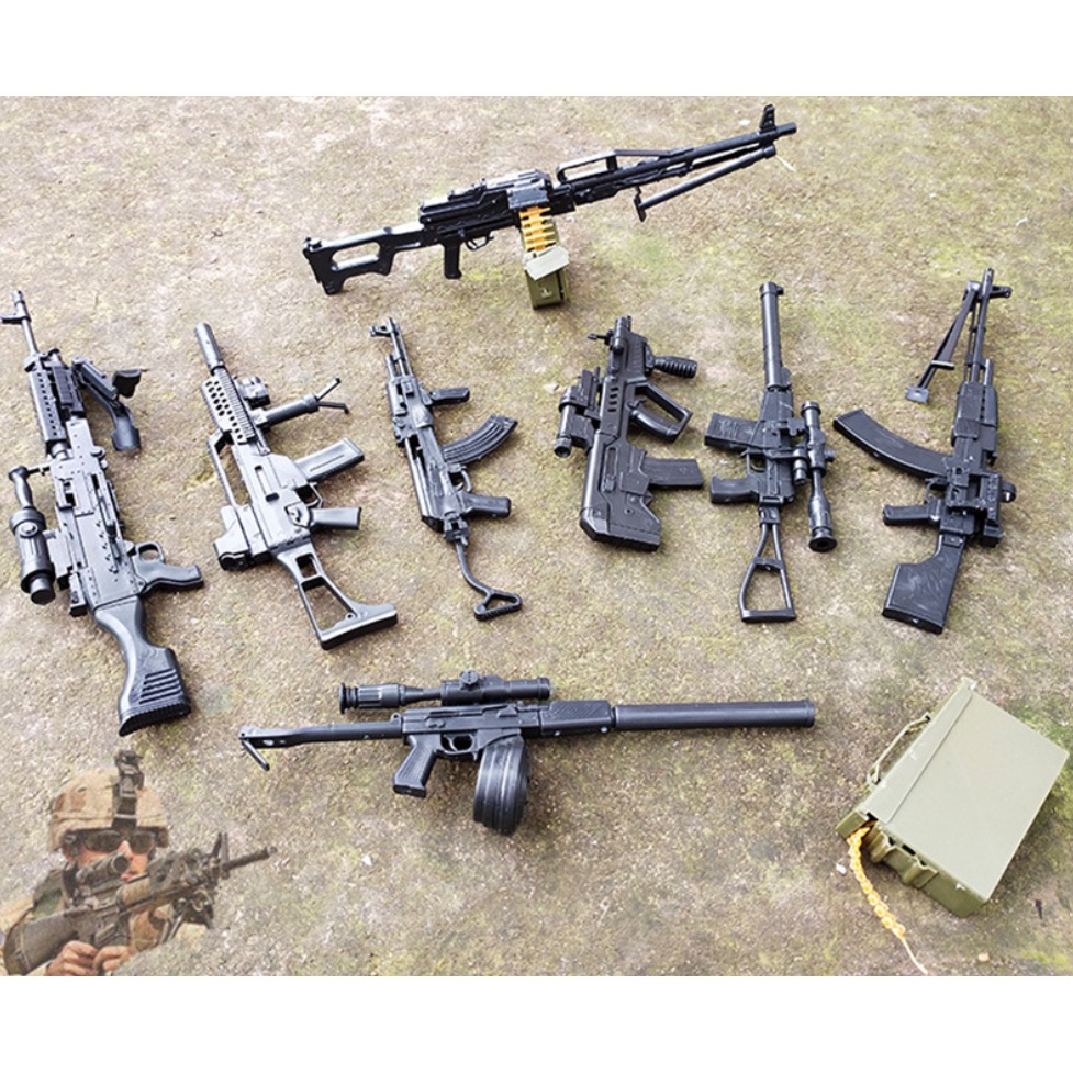 【魚塘小舖】 ~現貨~ 軍事模型 世界名槍 組裝模型 現代槍枝系列 AK47 模型  擺件