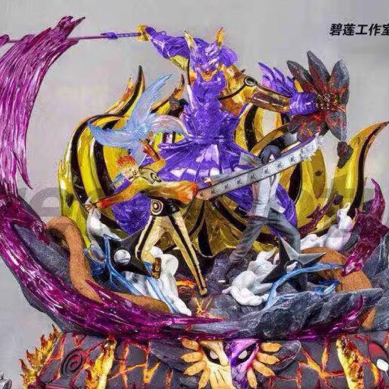 精美 手辦 碧蓮火影忍者究極 須佐九尾佐助鳴人gk 火影忍者 蝦皮購物
