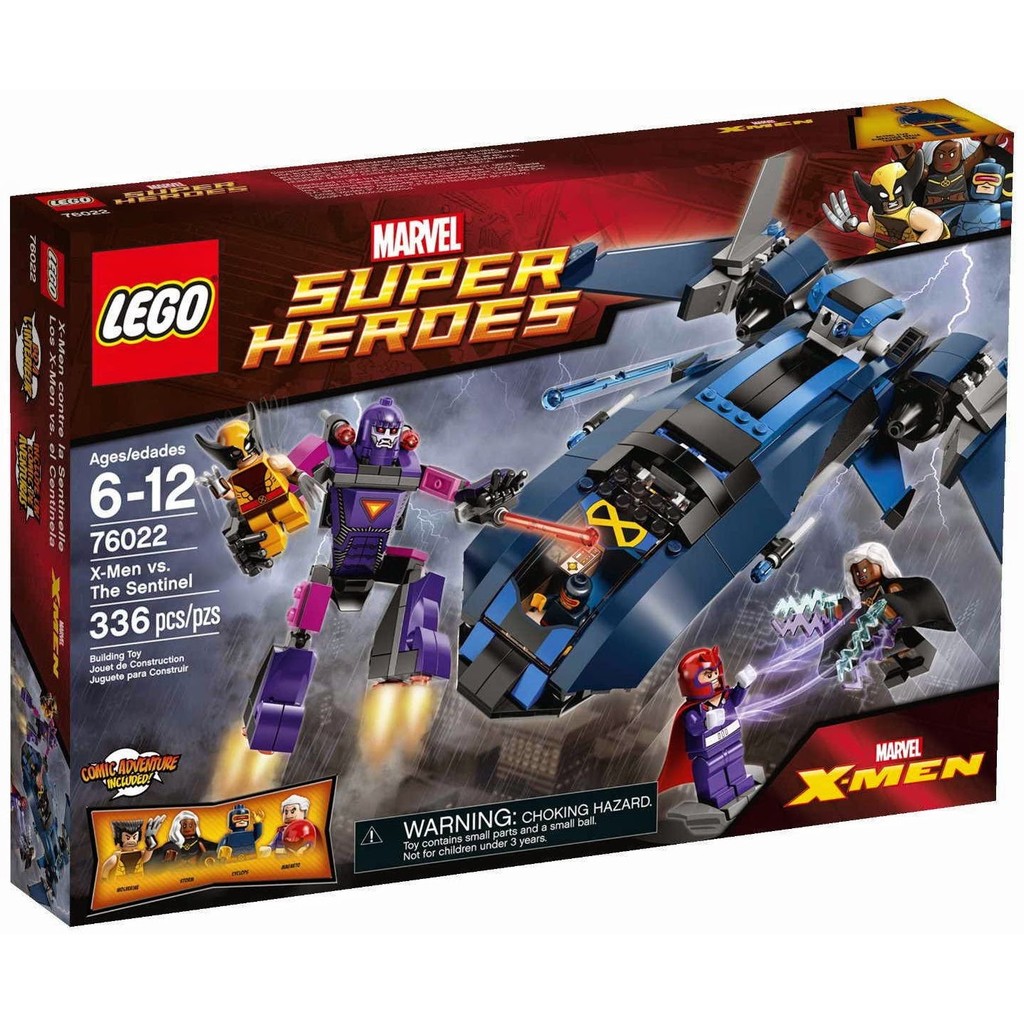 《Brick Factory》現貨 全新壓盒 樂高 LEGO 76022 X戰警 萬磁王 金鋼狼 X-Men vs. The Sentinel