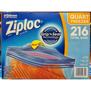 【小如的店】COSTCO好市多代購~ZIPLOC 密保諾 冷凍保鮮袋/雙層夾鍊袋(17.7*18.8公分) 921389
