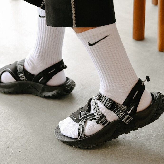 【CHII】日本 Nike Oneonta 男款 黑色x灰 輕量 涼鞋 DJ6603-001