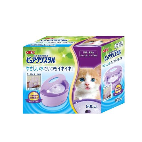 GEX日本《幼貓用淨水飲水器》900ml 自動濾水器『WANG』(預購商品)