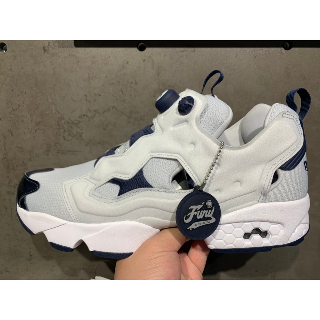 REEBOK 休閒鞋 pump Fury OG 襪套 男 充氣 舒適球鞋 流行 白 穿搭 休閒鞋 運動 FV0419