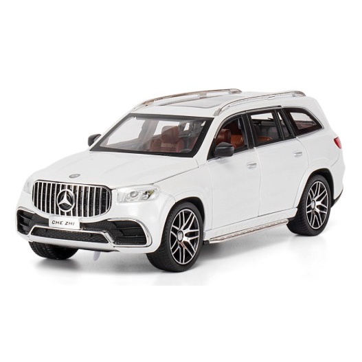 「車苑模型」車致 1:24 BENZ GLS63  GLS630 聲光 迴力