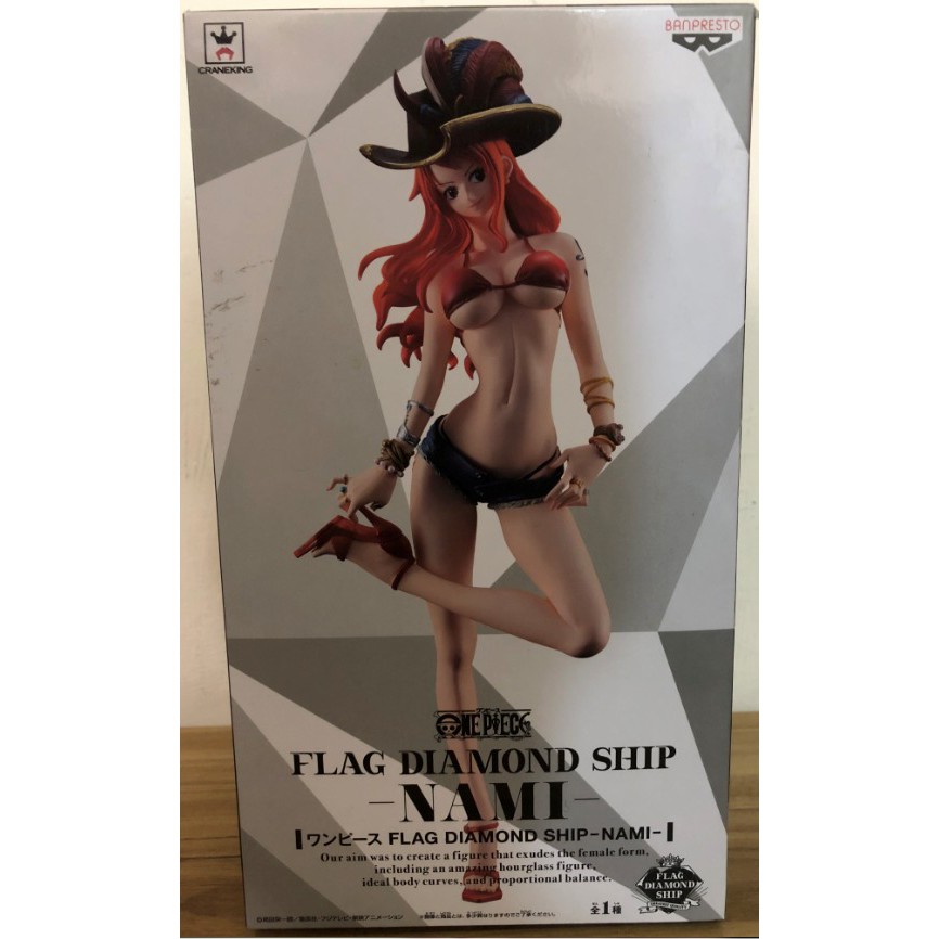 正版 金證 日版 航海王 海賊王 One piece FDS NAMI 娜美 加勒比海盜 牛仔褲 爆乳 美女 公仔