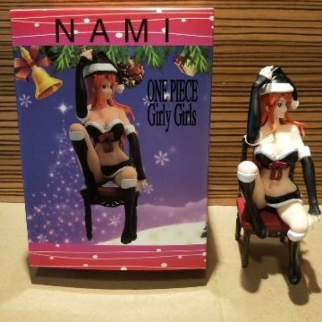 現貨 海賊王 公仔 椅子 聖誕娜美 海盜娜美 可脫 航海王 景品 手辦 模型 玩具 盒況良好 性感 美女 娃娃機