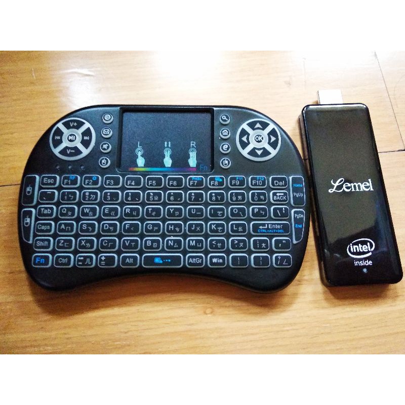 二手lemel智慧電腦棒口袋電腦送無線鍵盤內建win10 與asus Vivostick相同電視棒電視盒 蝦皮購物